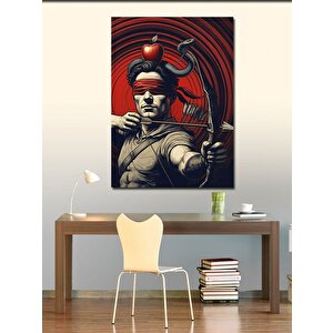 Kanvas Tablo Hedef Alan Asker 100x140 cm