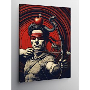 Kanvas Tablo Hedef Alan Asker 50x70 cm