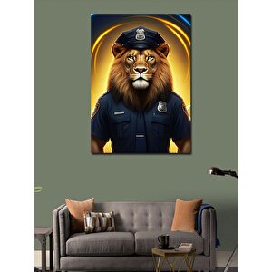 Kanvas Tablo Polis Aslan 70x100 cm