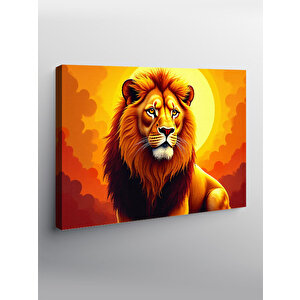 Kanvas Tablo Aslan Güneş Işığında 70x100 cm