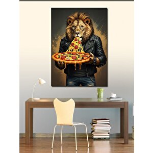Kanvas Tablo Pizza Seven Aslan 100x140 cm