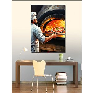 Kanvas Tablo Pizza Fırıncısı 70x100 cm