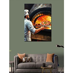Kanvas Tablo Pizza Fırıncısı 70x100 cm