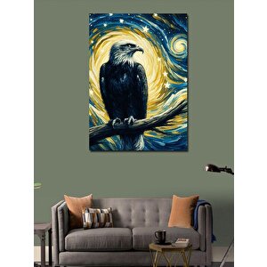Kanvas Tablo Gece Kartalı 100x140 cm