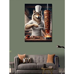 Kanvas Tablo Dönerci Kurt Aşçı 70x100 cm