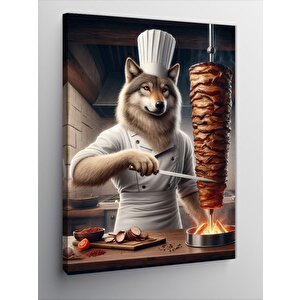 Kanvas Tablo Dönerci Kurt Aşçı 50x70 cm