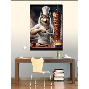 Kanvas Tablo Dönerci Kurt Aşçı 50x70 cm