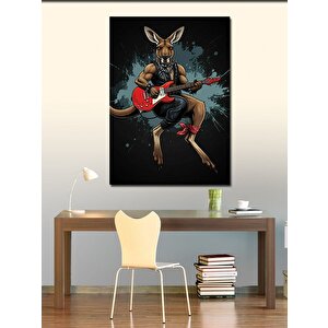 Kanvas Tablo Rockçı Kanguru 100x140 cm
