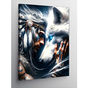 Kanvas Tablo Kurt Bakışı 70x100 cm