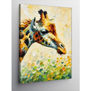 Kanvas Tablo Sosisli Tutan Kurt 50x70 cm