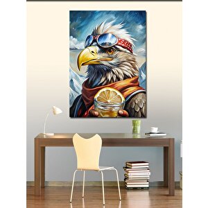 Kanvas Tablo Limonatalı Kartal 100x140 cm