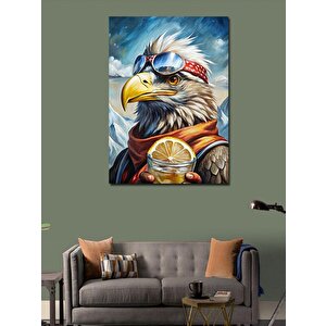 Kanvas Tablo Limonatalı Kartal 100x140 cm