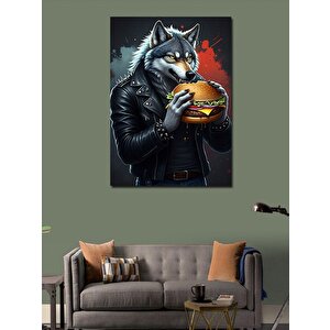 Kanvas Tablo Burger Seven Kurt 100x140 cm