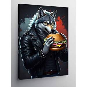Kanvas Tablo Burger Seven Kurt 50x70 cm