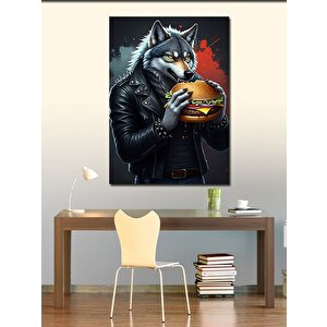 Kanvas Tablo Burger Seven Kurt 50x70 cm