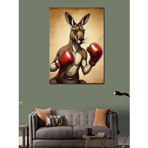 Kanvas Tablo Boksör Kanguru 70x100 cm