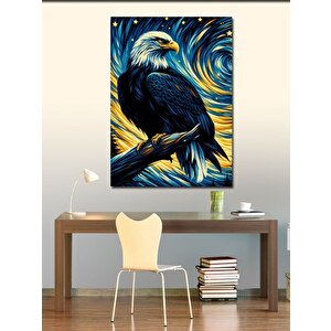 Kanvas Tablo Sanatsal Kartal 50x70 cm