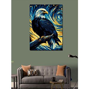 Kanvas Tablo Sanatsal Kartal 50x70 cm