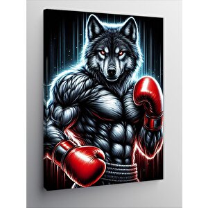 Kanvas Tablo Boksör Kurt 70x100 cm