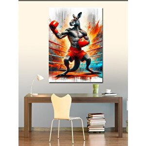 Kanvas Tablo Boksör Kanguru 70x100 cm