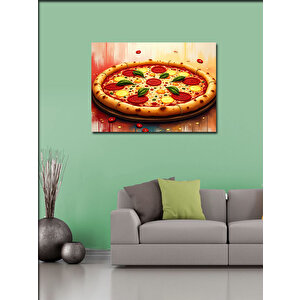Kanvas Tablo Büyük Boy Pizza Görseli 70x100 cm