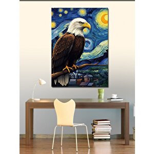 Kanvas Tablo Manzaralı Kartal 100x140 cm