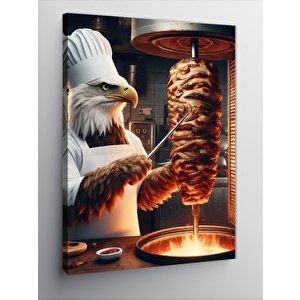 Kanvas Tablo Döner Ustası Kartal 70x100 cm