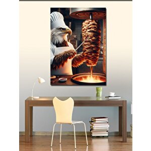Kanvas Tablo Döner Ustası Kartal 70x100 cm
