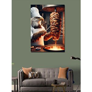 Kanvas Tablo Döner Ustası Kartal 70x100 cm