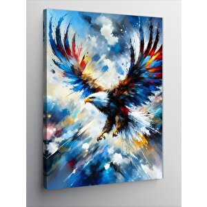 Kanvas Tablo Havada Yükselen Kartal 70x100 cm