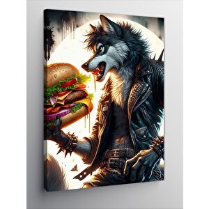 Kanvas Tablo Hamburgerli Kurt 50x70 cm