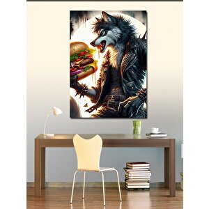 Kanvas Tablo Hamburgerli Kurt 50x70 cm