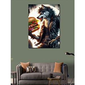 Kanvas Tablo Hamburgerli Kurt 50x70 cm