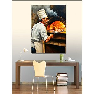 Kanvas Tablo Pizza Şefi 100x140 cm