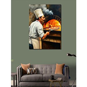 Kanvas Tablo Pizza Şefi 100x140 cm