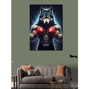 Kanvas Tablo Boksör Kurt 70x100 cm