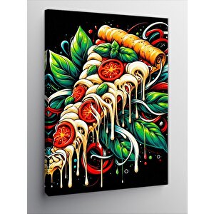 Kanvas Tablo Pizza Sanatı 70x100 cm