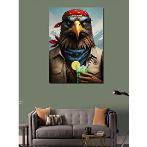 Kanvas Tablo Hipi Kartal 50x70 cm