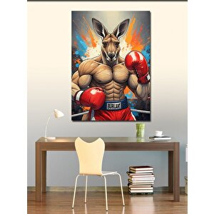 Kanvas Tablo Boksör Kanguru 70x100 cm