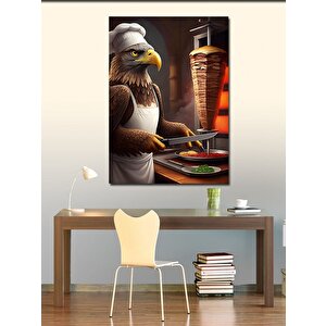 Kanvas Tablo Dönerci Kartal 70x100 cm