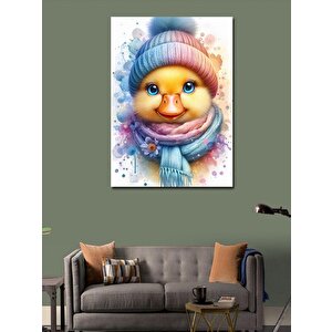 Kanvas Tablo Atkılı Civciv 70x100 cm