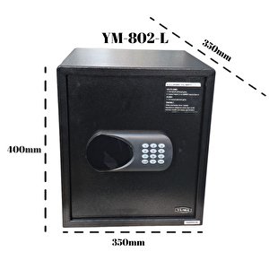 Yuma Ym-802l Elektronik Şifreli Ve Anahtarlı Çelik Kasa