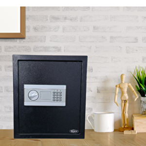 Ym-801xl Elektronik Şifreli Ve Anahtarlı Çelik Kasa