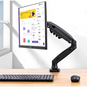 21.5''inç  Lcd Led Monitör Masa Üstü  Full Hareketli Askı Aparatı