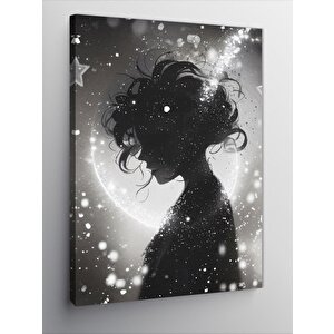 Kanvas Tablo Gölge Ve Yıldızlar 70x100 cm