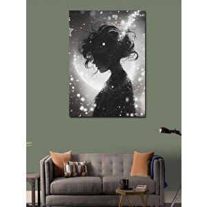 Kanvas Tablo Gölge Ve Yıldızlar 70x100 cm
