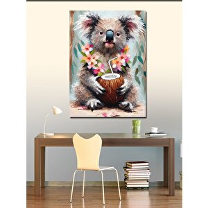 Kanvas Tablo Tropik Koala 50x70 cm