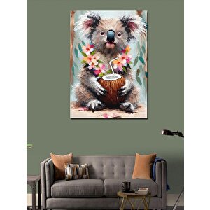Kanvas Tablo Tropik Koala 50x70 cm