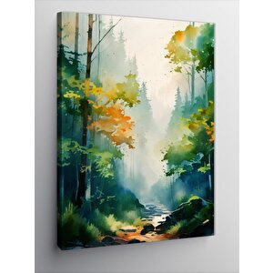 Kanvas Tablo Orman Yolu 50x70 cm