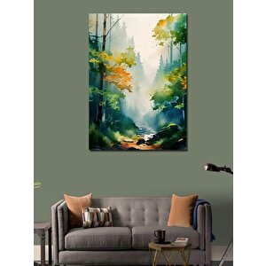 Kanvas Tablo Orman Yolu 50x70 cm
